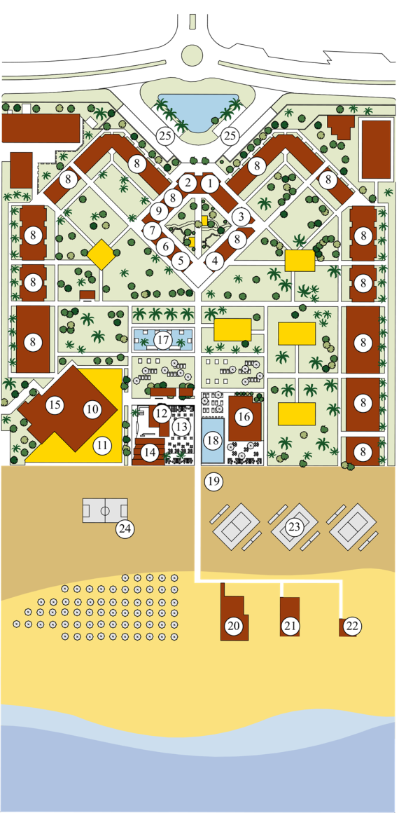 Lageplan Robinson Club Cabo Verde